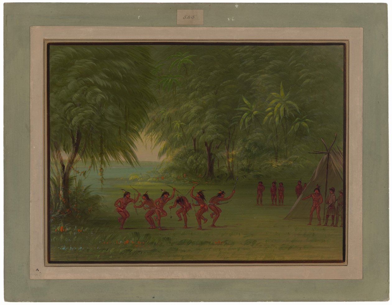 Campement tapuya - George Catlin