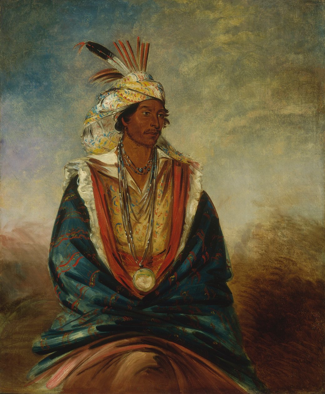 Tel-maz-há-za, un guerrier hors pair - George Catlin