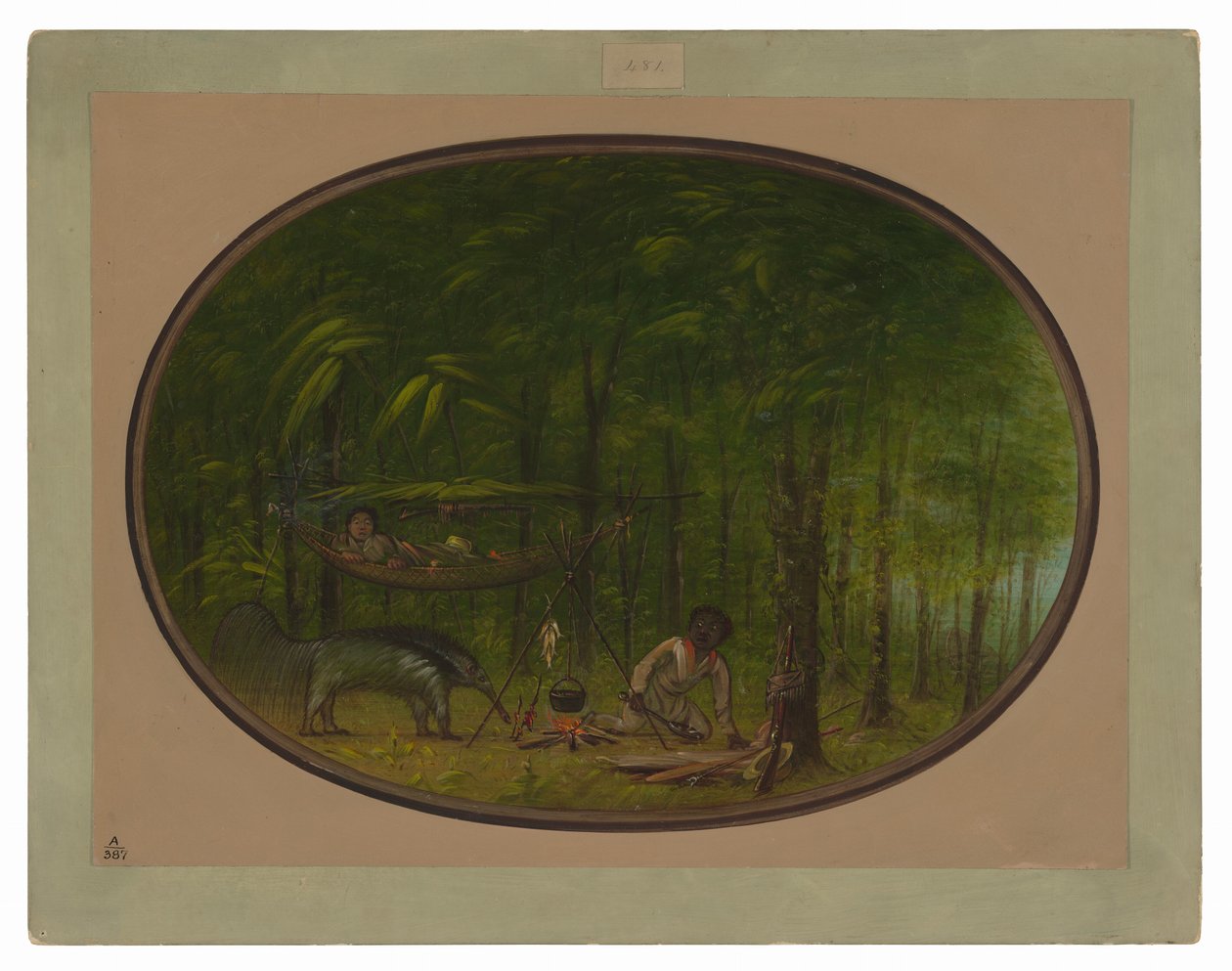 Le grand mangeur de fourmis - George Catlin