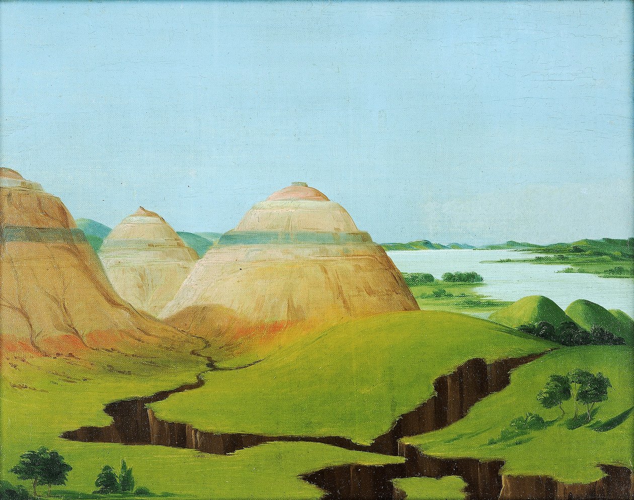 Les trois dômes, les falaises d