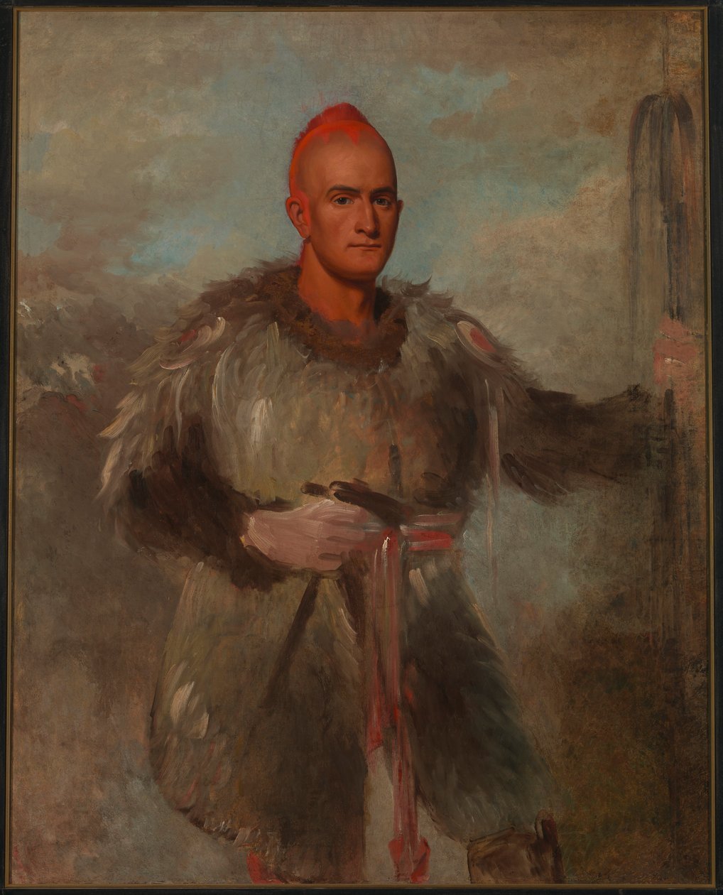 Theodore Burr Catlin, en costume indien - George Catlin