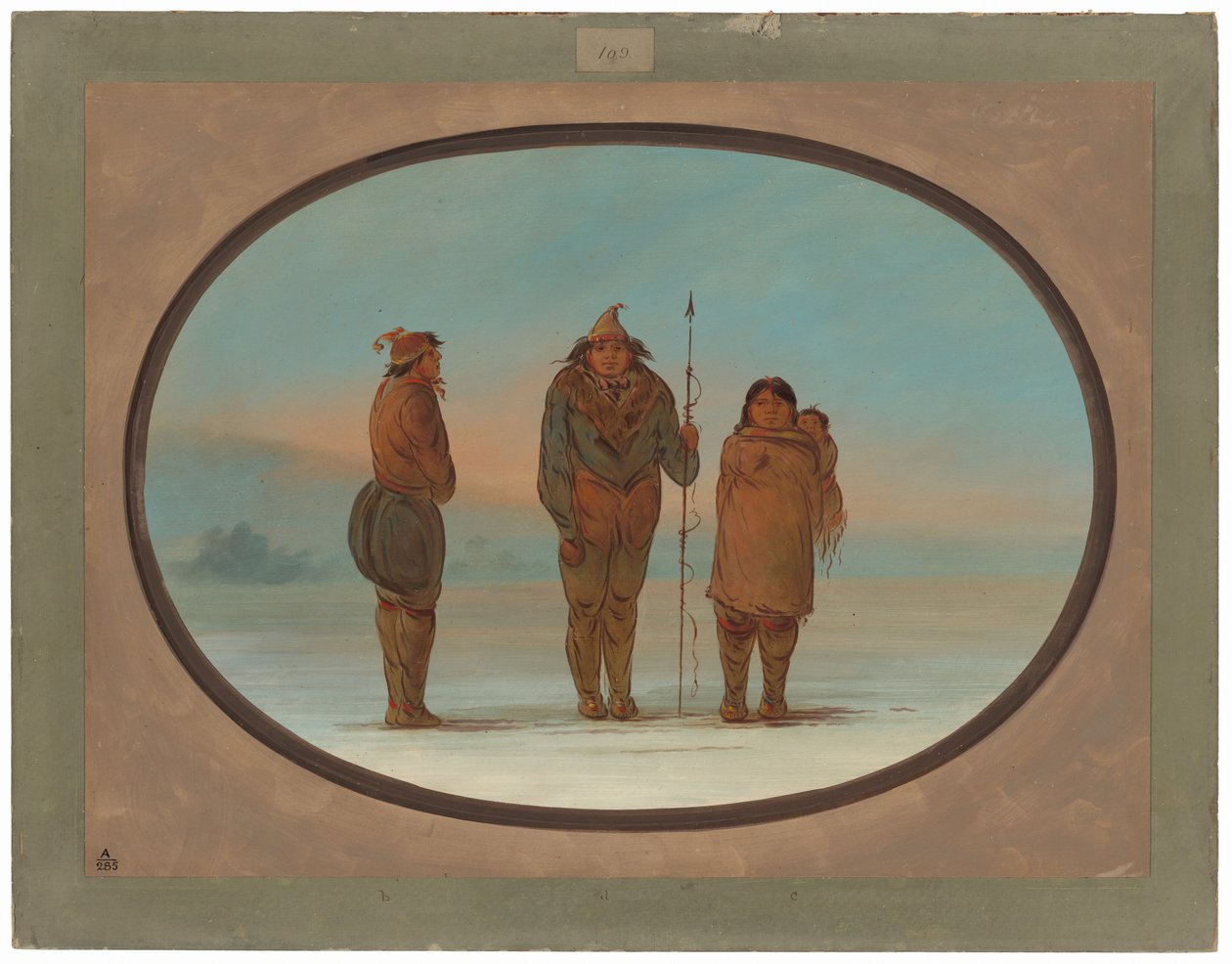 Trois Esquimaux - George Catlin