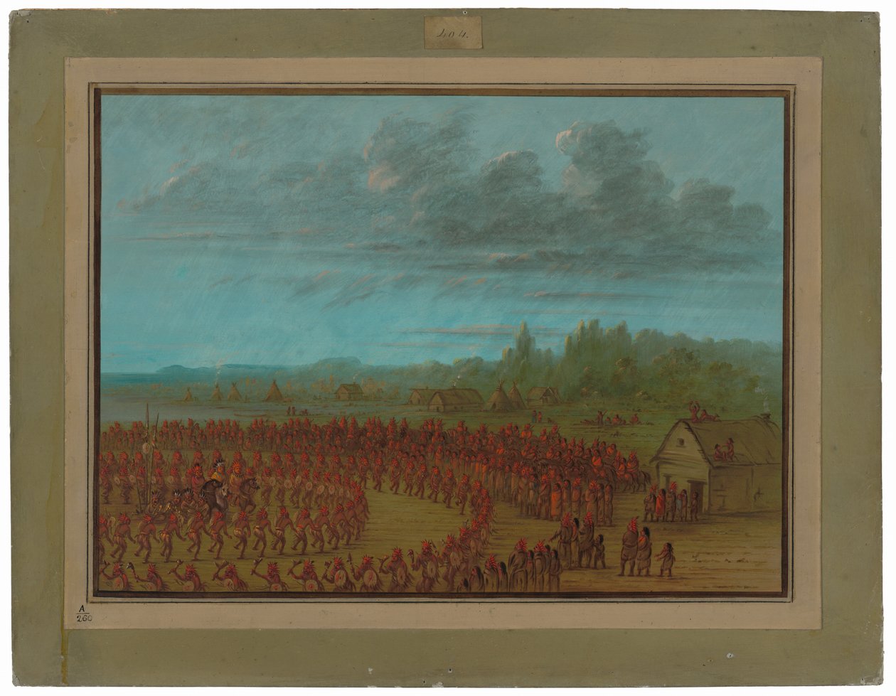 Danse de guerre des Saukies - George Catlin