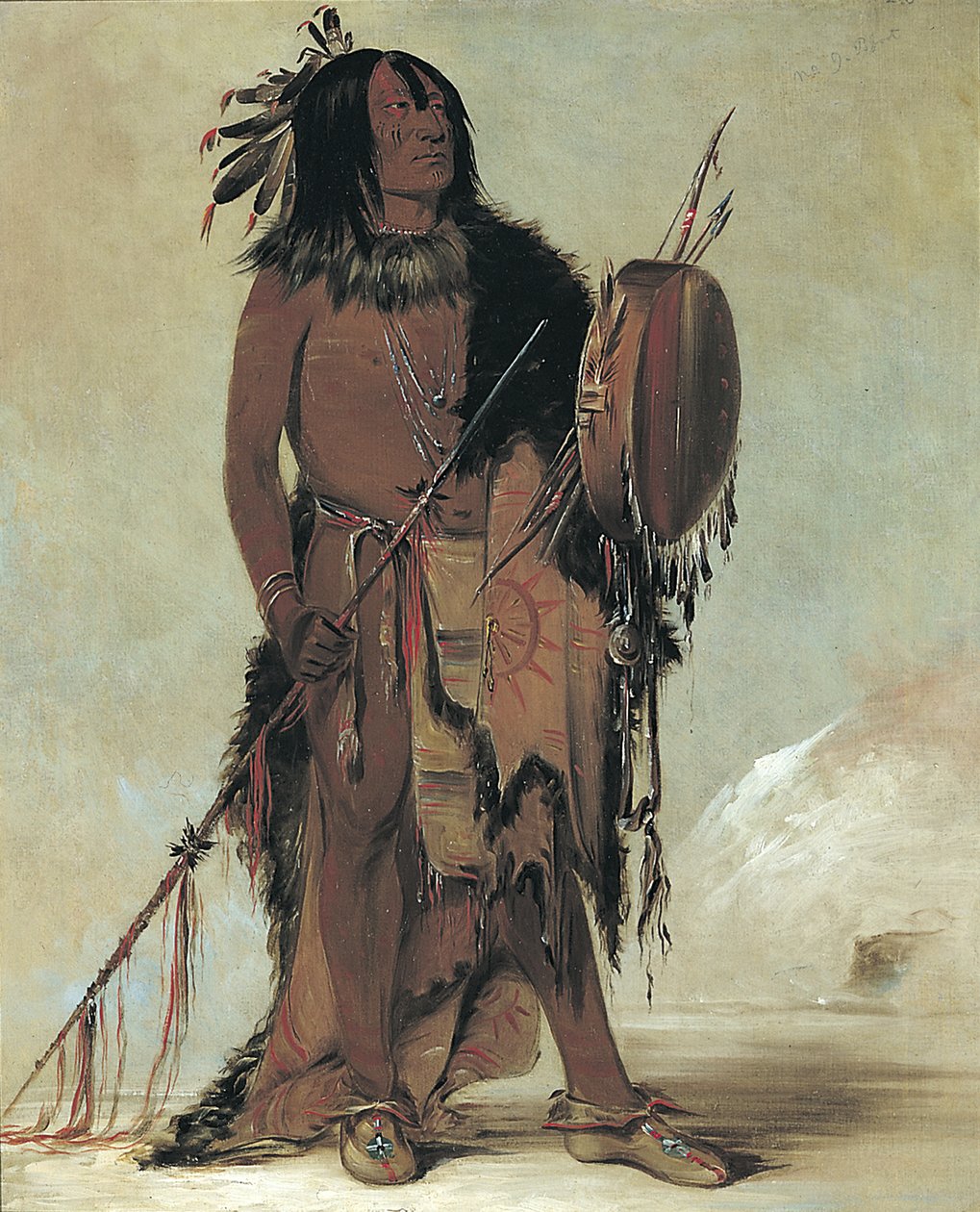 Wún-nes-tou, Buffle Blanc, un vieux guérisseur, 1832 - George Catlin