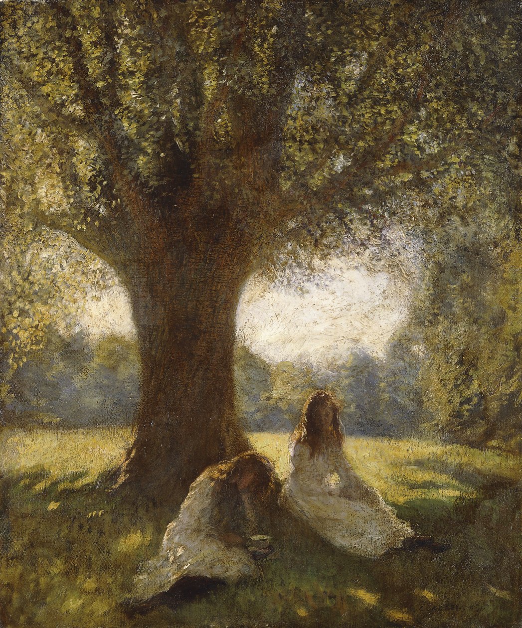 Un Endroit Ombragé - George Clausen