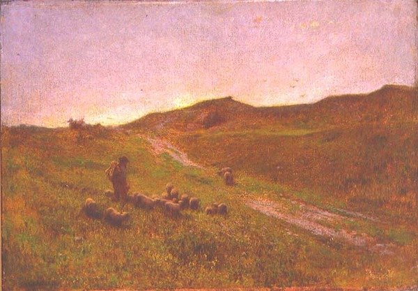 Soirée sur la lande - George Clausen