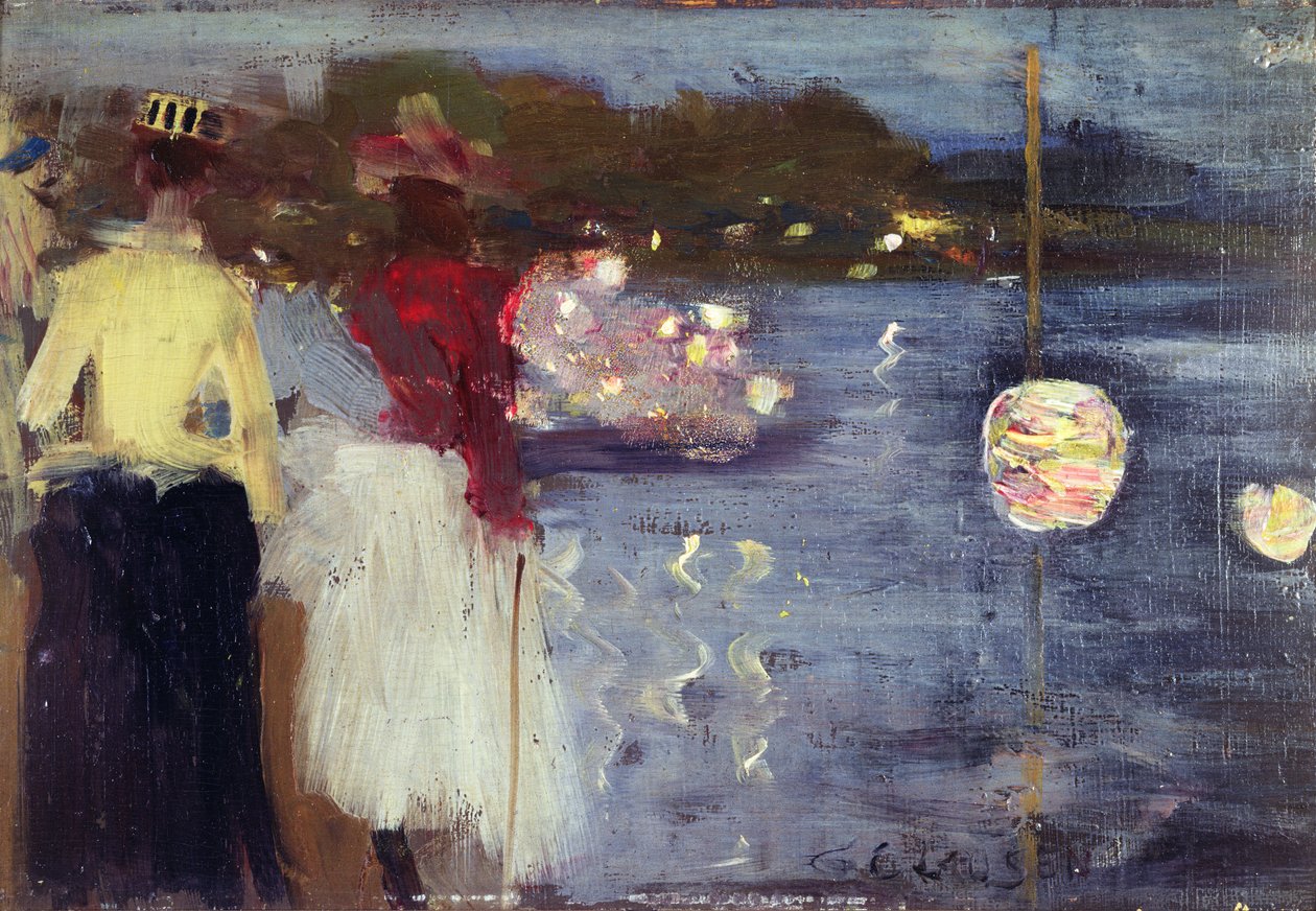 Souvenir de la régate de Marlow - George Clausen