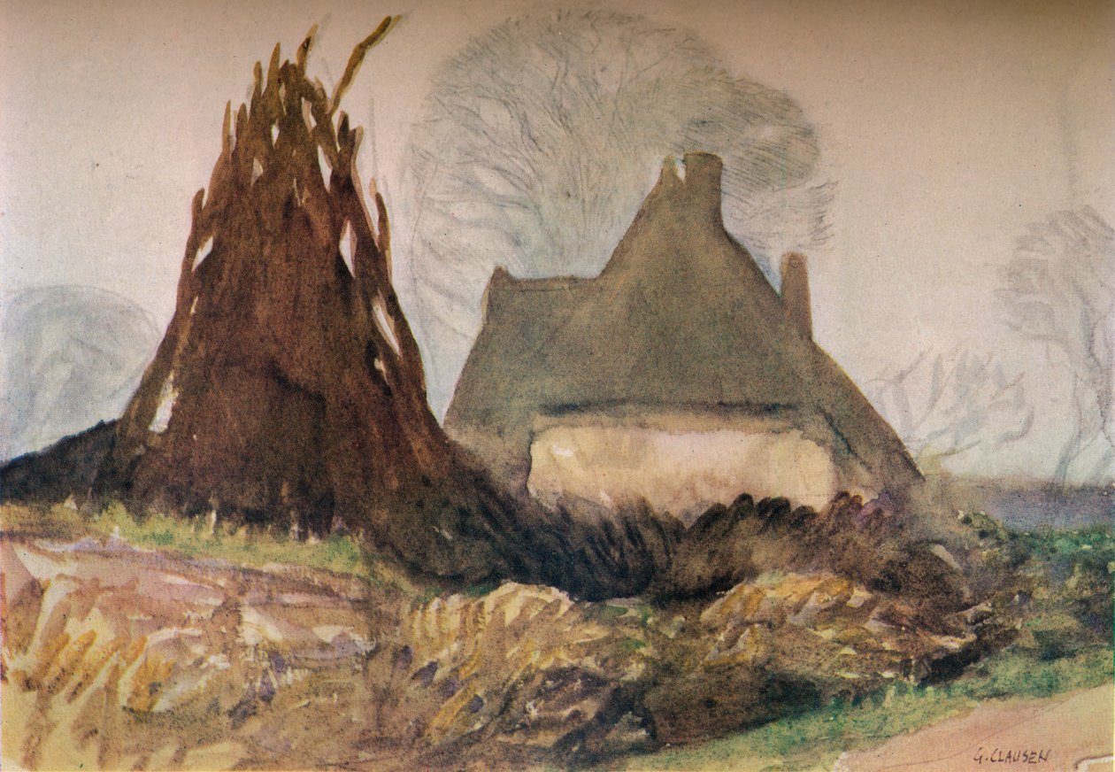 Cottage du bûcheron, XXe siècle, 1931 - George Clausen