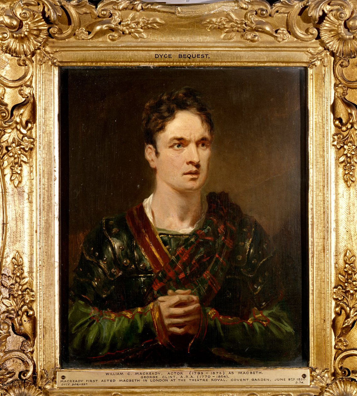 William Macready en Macbeth, vers 1820 - George Clint