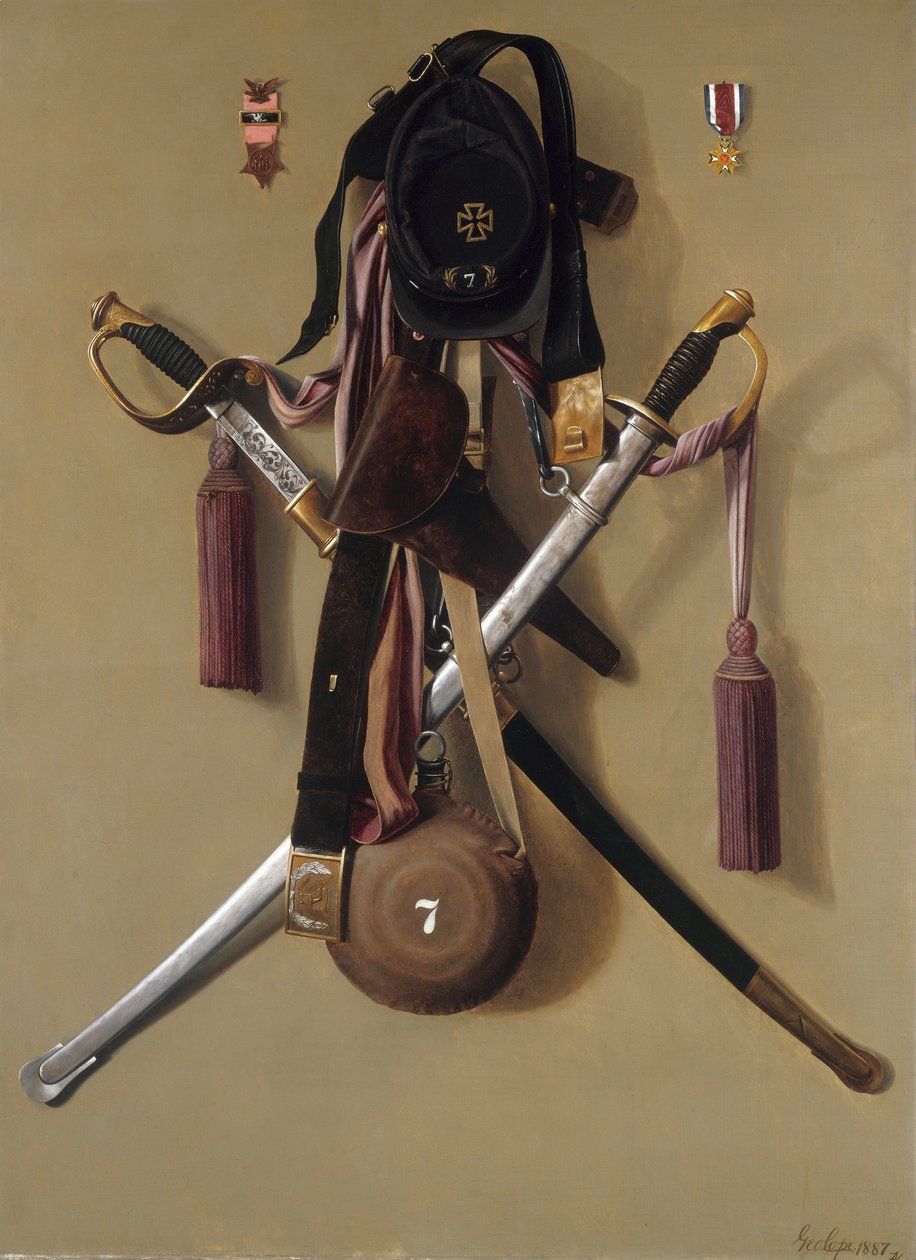 Régalia de la guerre civile du Major Levi Gheen McCauley, 1887 - George Cope
