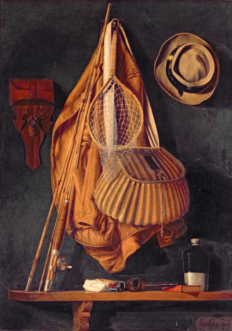Accoutrements de pêcheur - George Cope