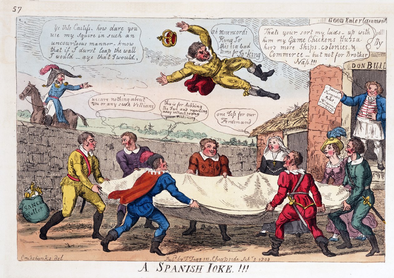 Une blague espagnole - George Cruikshank