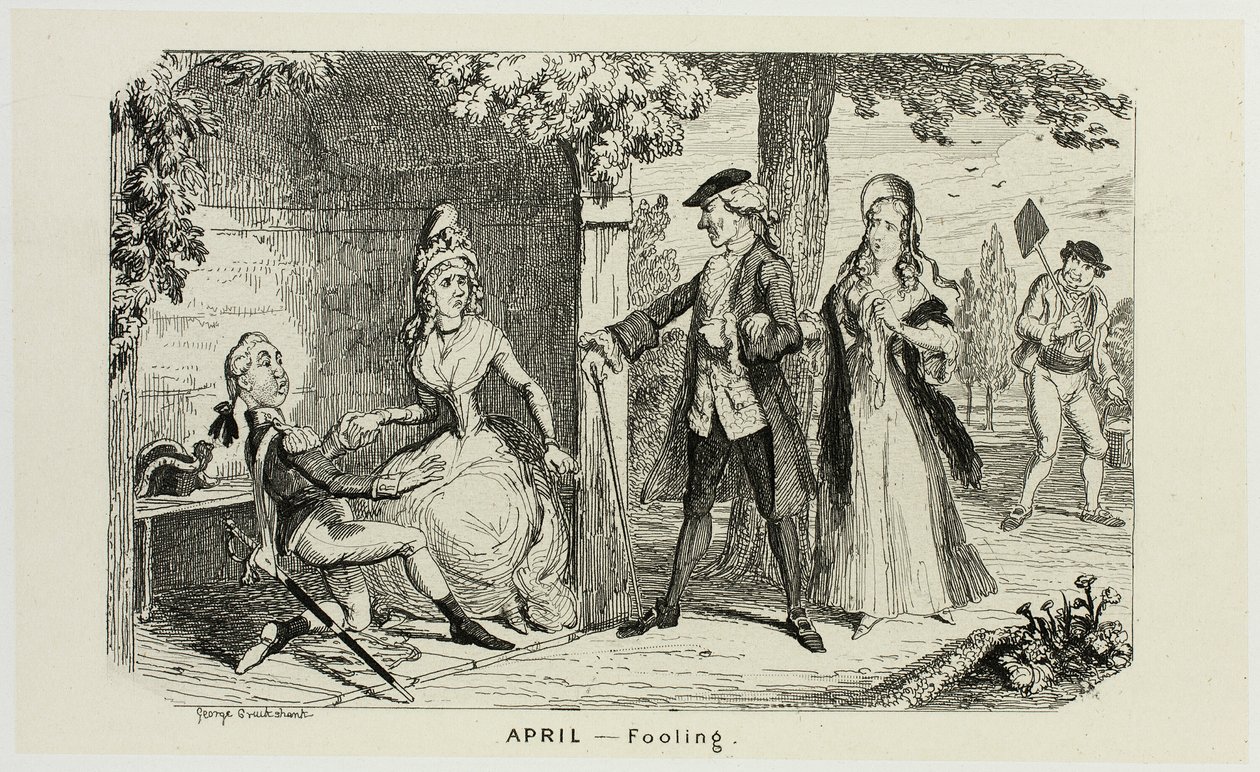 Avril - Fooling from George Cruikshank