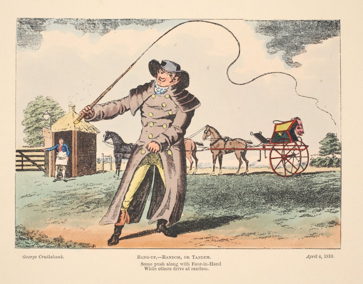 Bang-Up, Random ou Tandem, 1810 - George Cruikshank