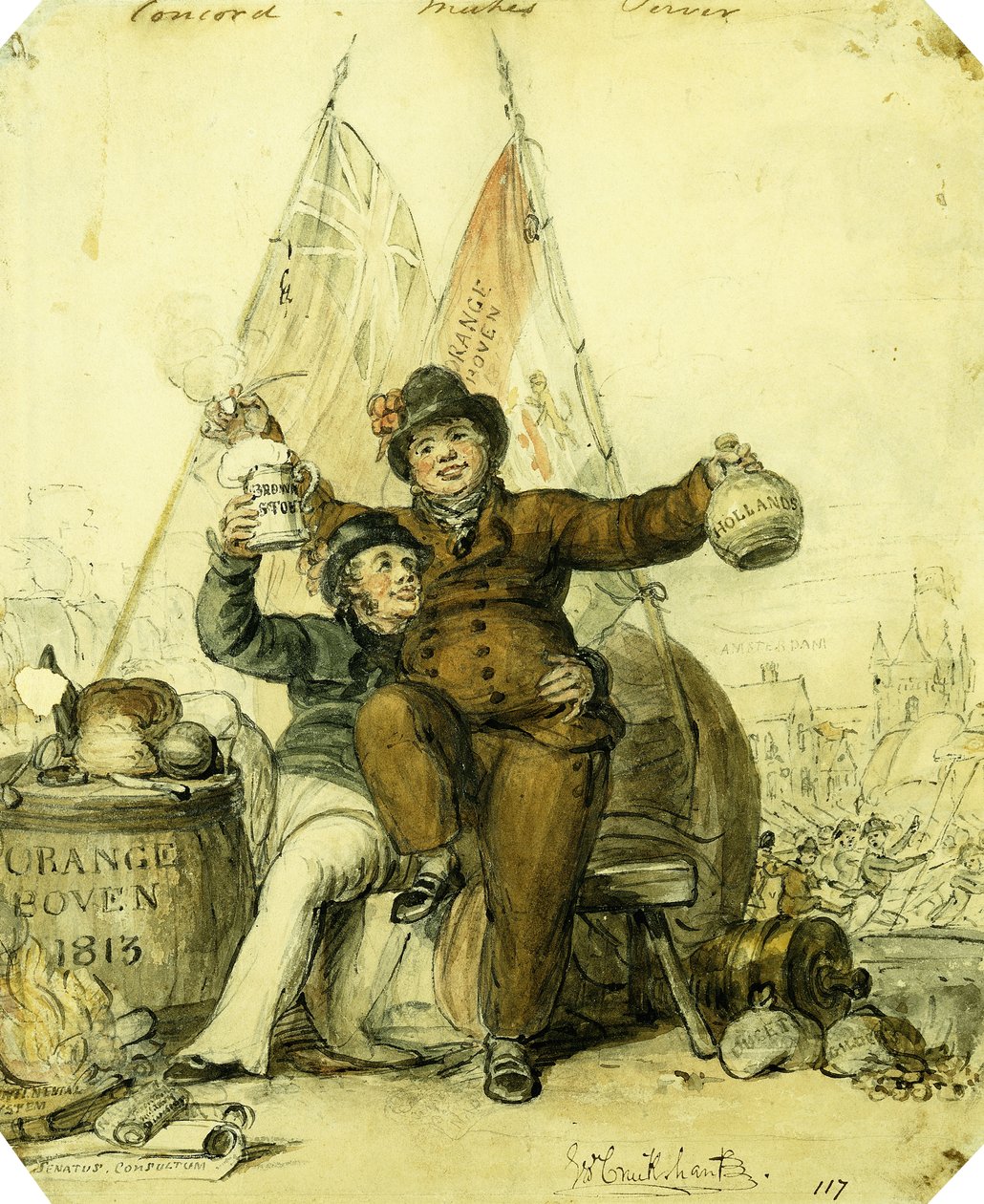 Concord fait serveur - George Cruikshank