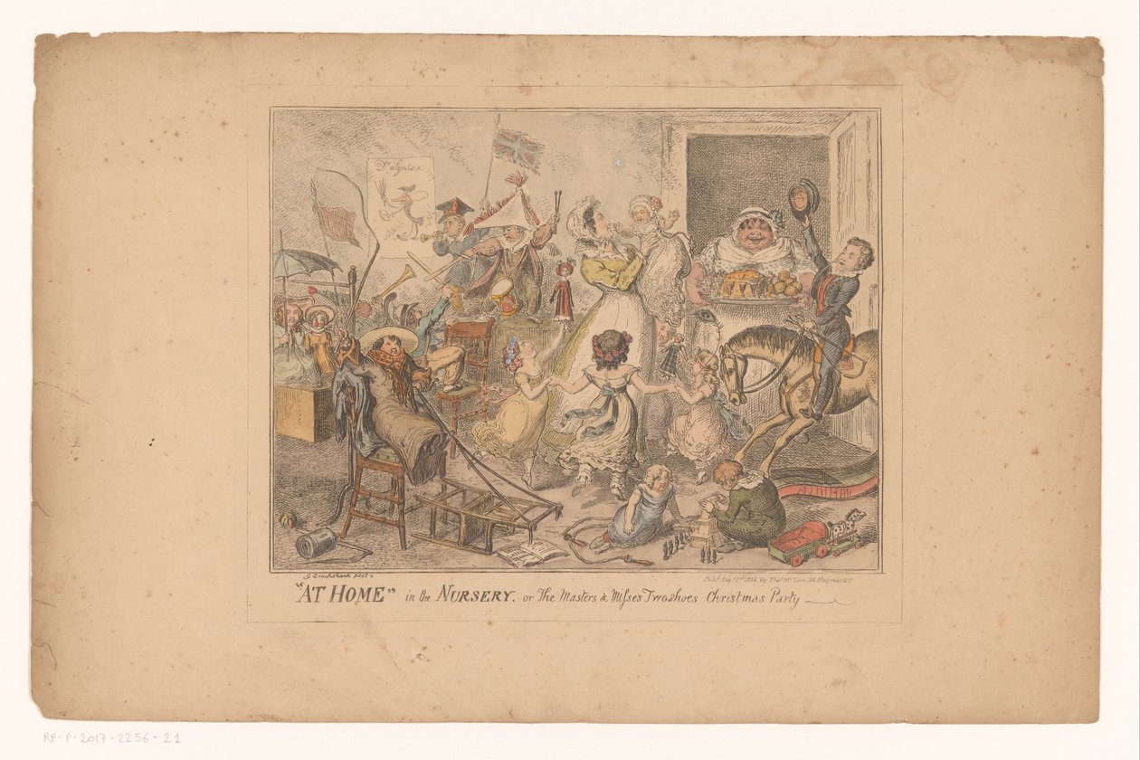 Fête dans la chambre des enfants - George Cruikshank