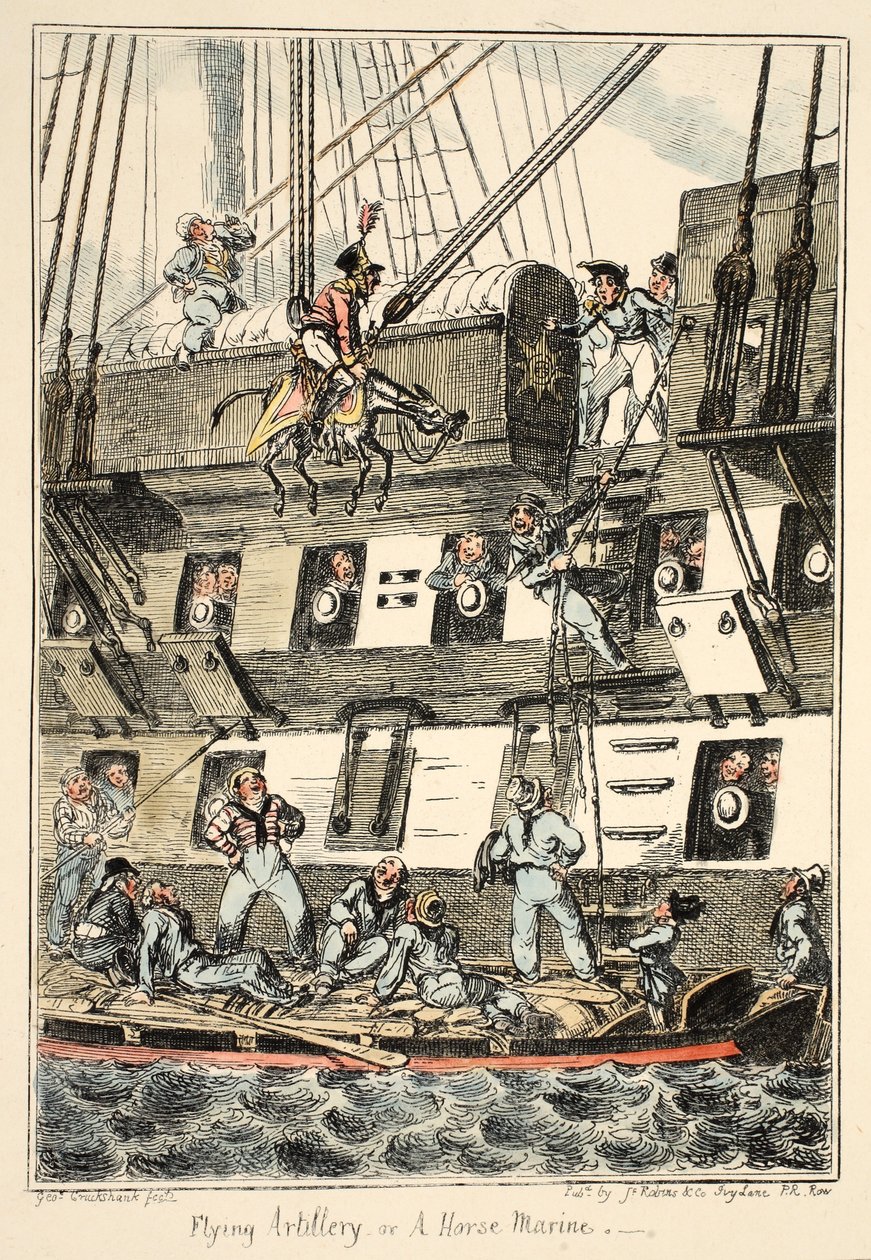 Artillerie volante ou un marin à cheval, de l