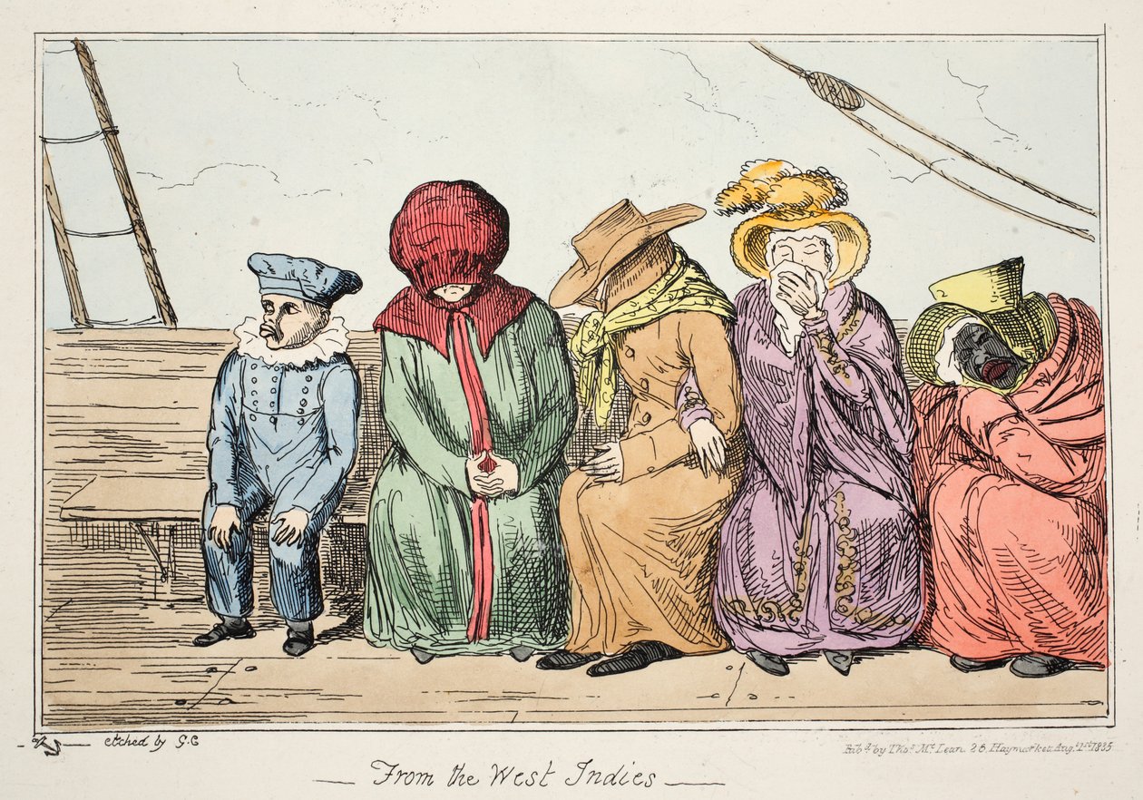 Des Antilles, pub. 1835 - George Cruikshank