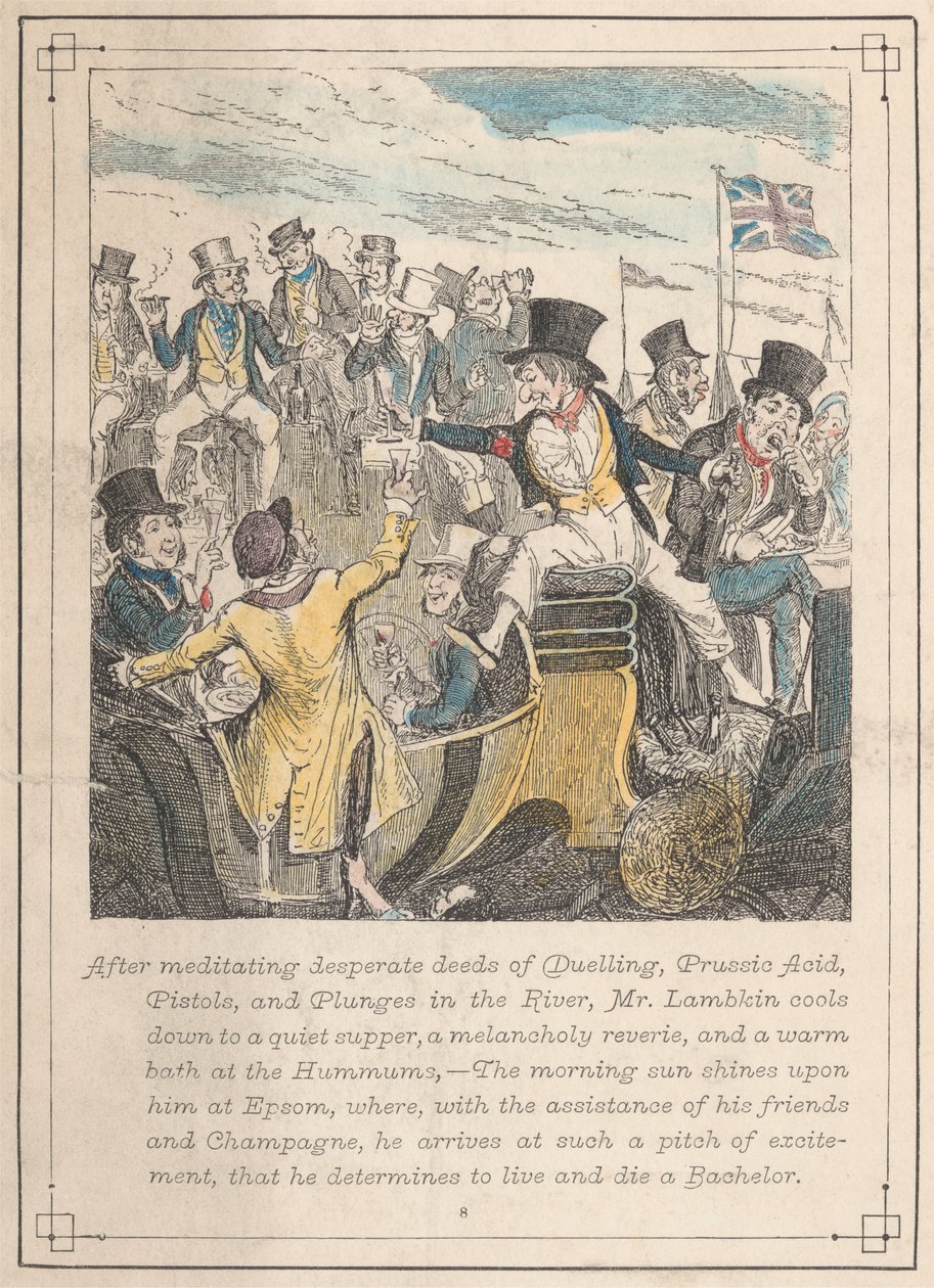 Illustrations de M. Lambkin, planche 8 - George Cruikshank