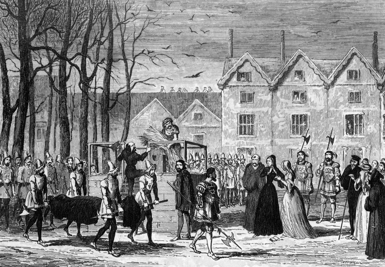Lady Jane Grey rencontrant le corps de son mari en route vers l