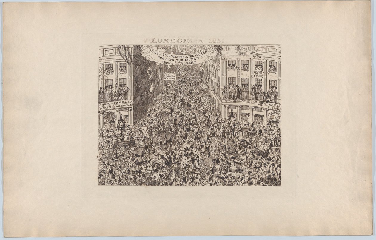 Londres, en 1851 - George Cruikshank