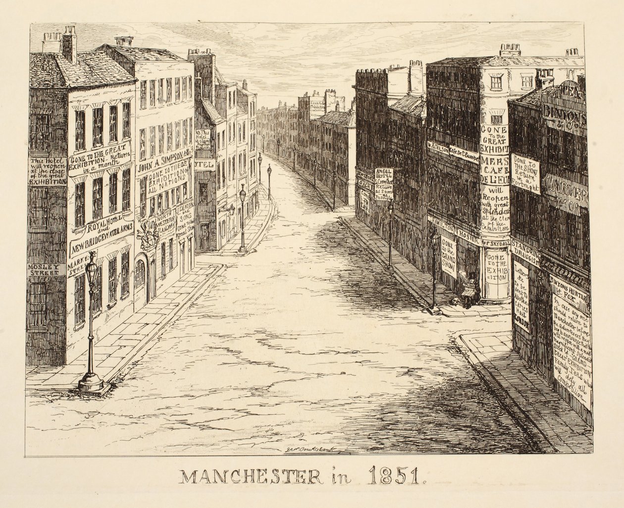 Manchester en 1851, des aventures de M. et Mme Sandboys et de leur famille qui sont venus à Londres pour s