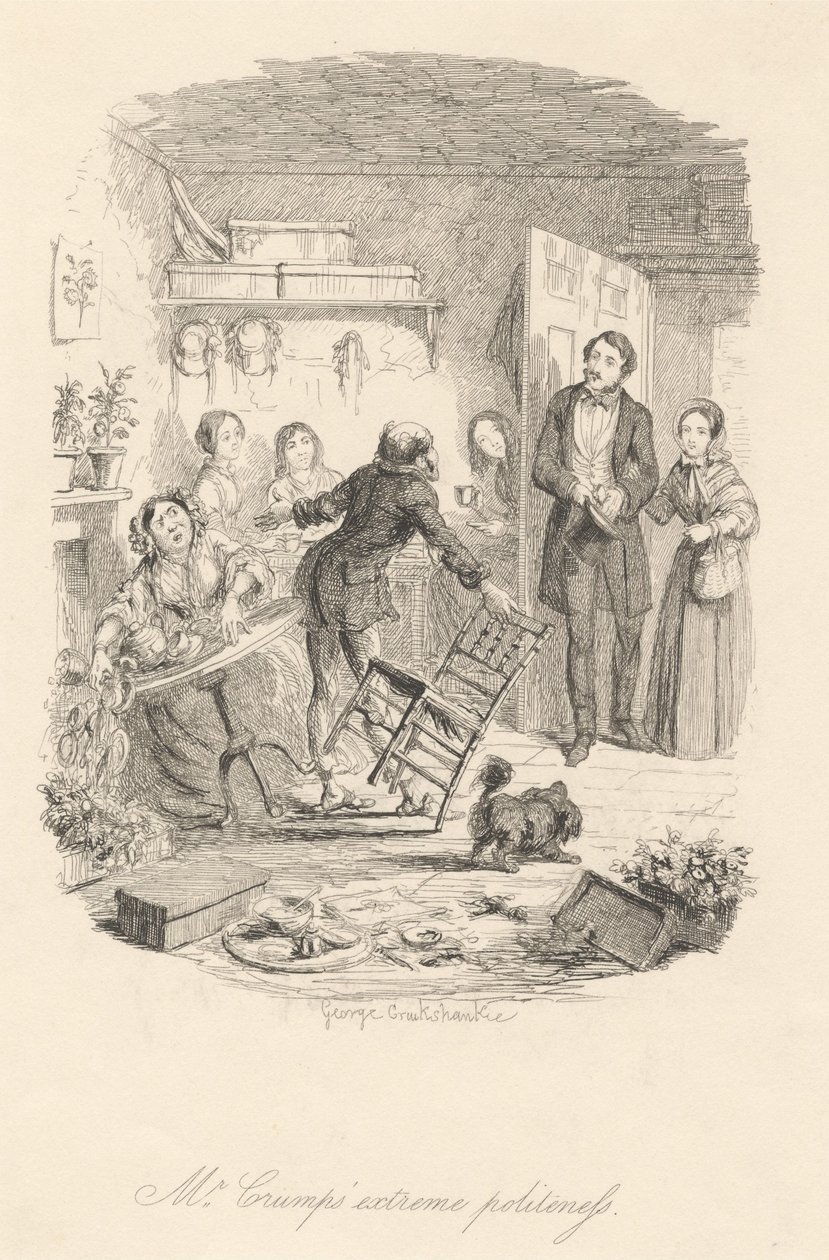 La politesse extrême de M. Crump - George Cruikshank