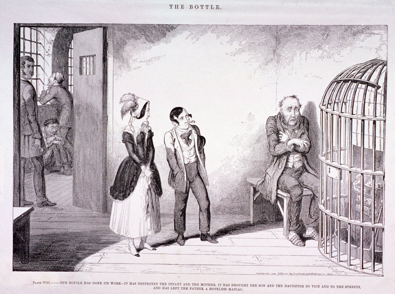 La Bouteille - George Cruikshank