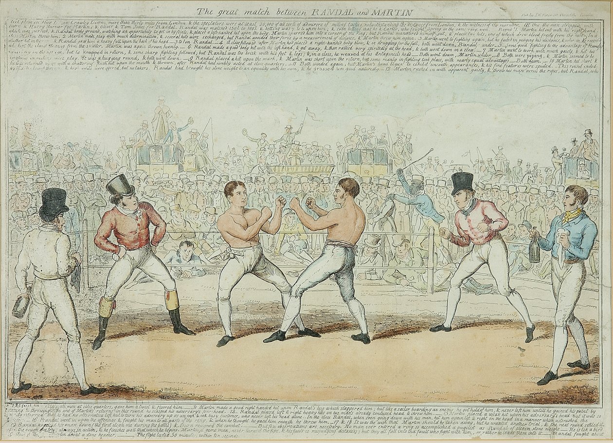 Le grand match entre Randall et Martin - George Cruikshank
