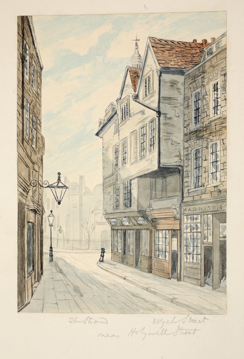 Wych Street, près de The Strand, pub. vers 1840 - George Cruikshank