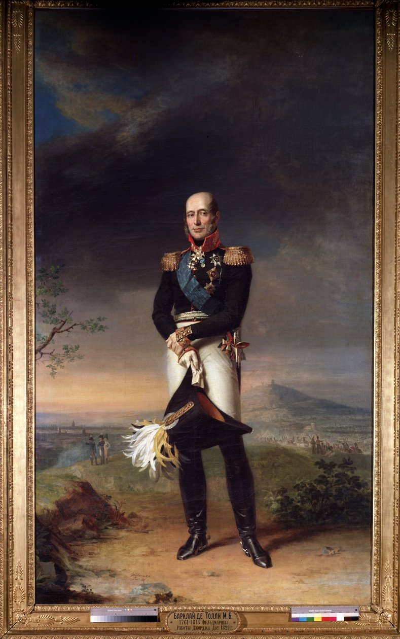 Portrait du maréchal Mikhail Bogdanovitch Barclay de Tolly - George Dawe