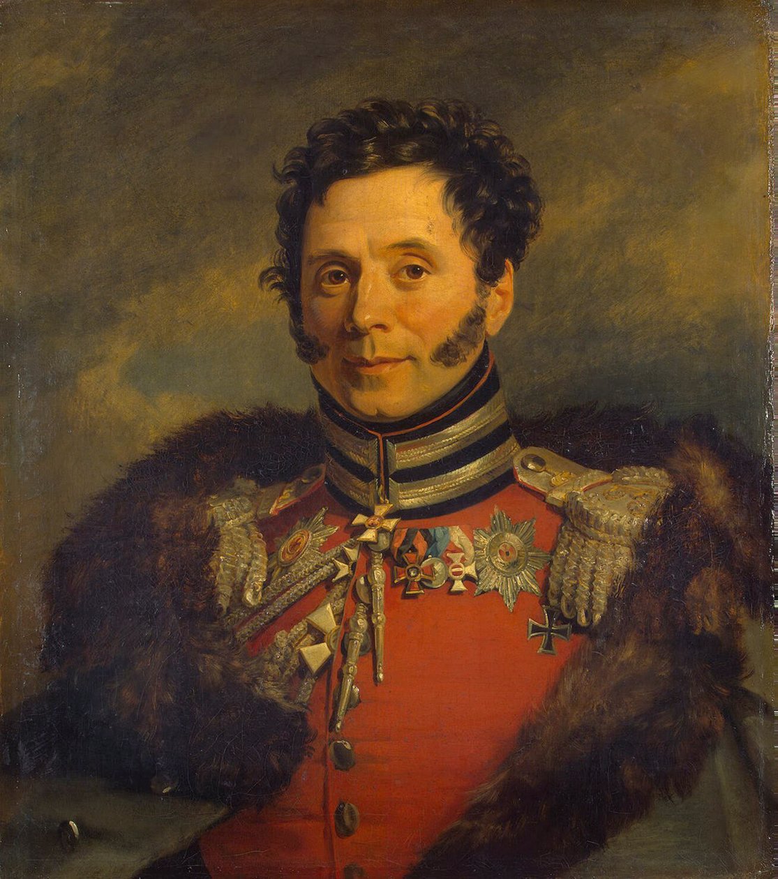 Portrait du général Nikolaï Ivanovitch Depreradovich, avant 1825 - George Dawe