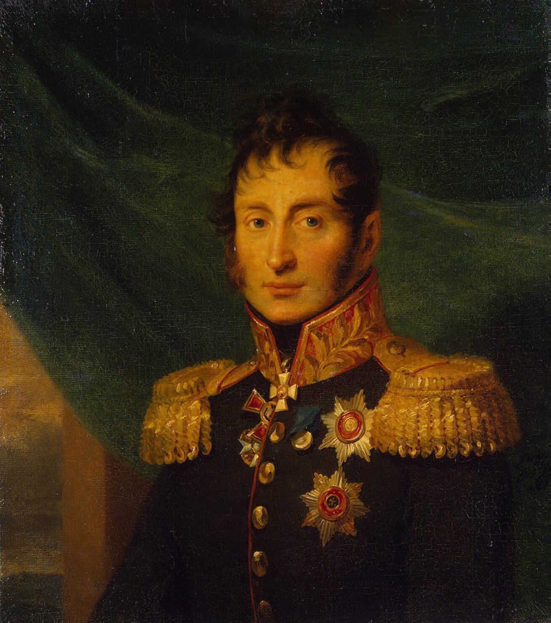 Portrait de Nikolaï Alexeïevitch Tuchkov 1765-1812, avant 1825 - George Dawe