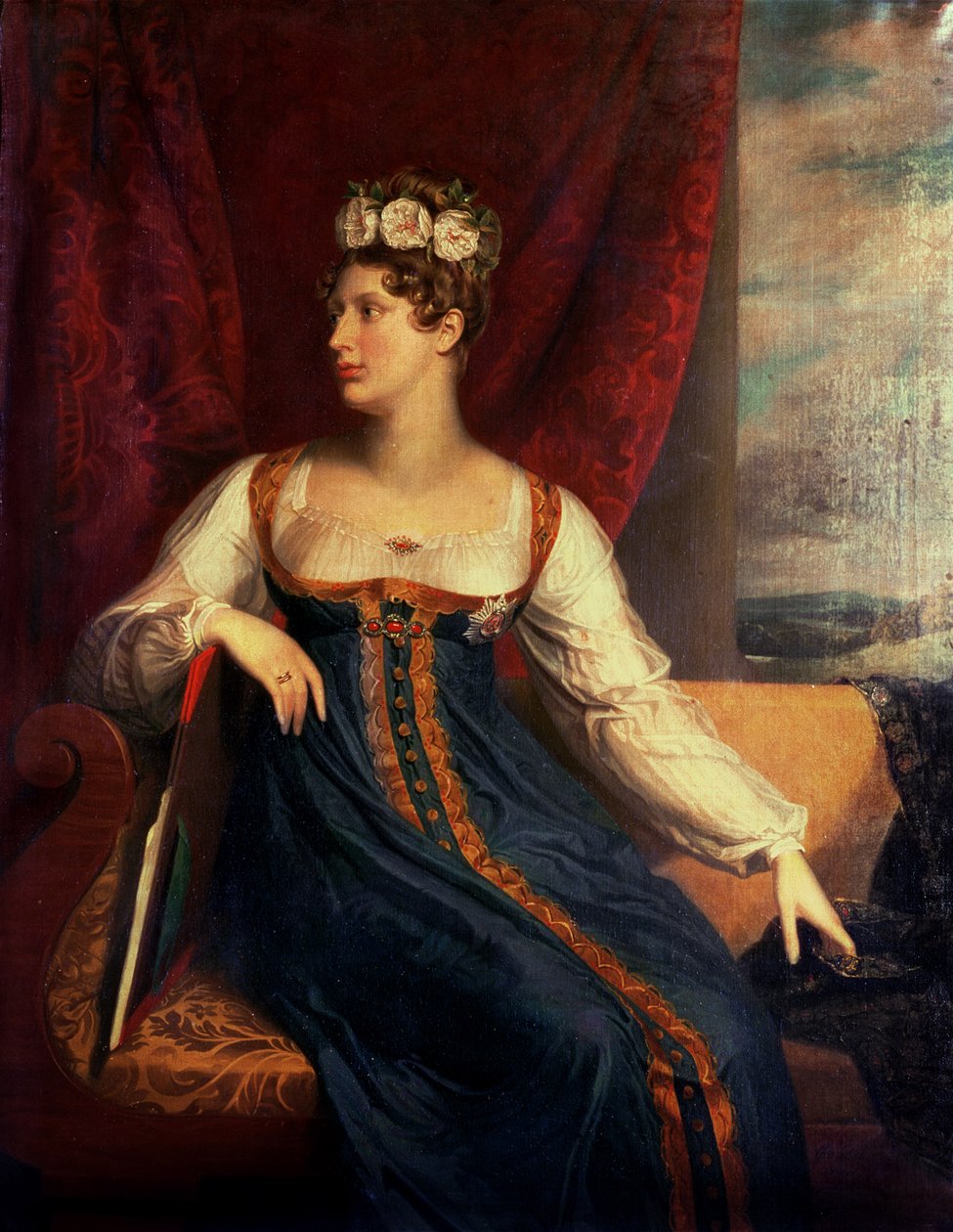 Portrait de la Princesse Charlotte Augusta de Galles - George Dawe