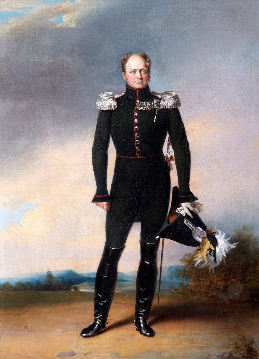 Portrait du tsar Alexandre Ier de Russie, 1825 - George Dawe
