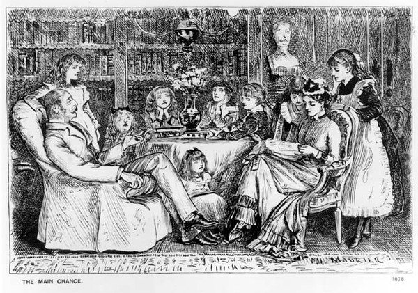 La Chance Principale, illustration de Punch, 1878 - George du Maurier