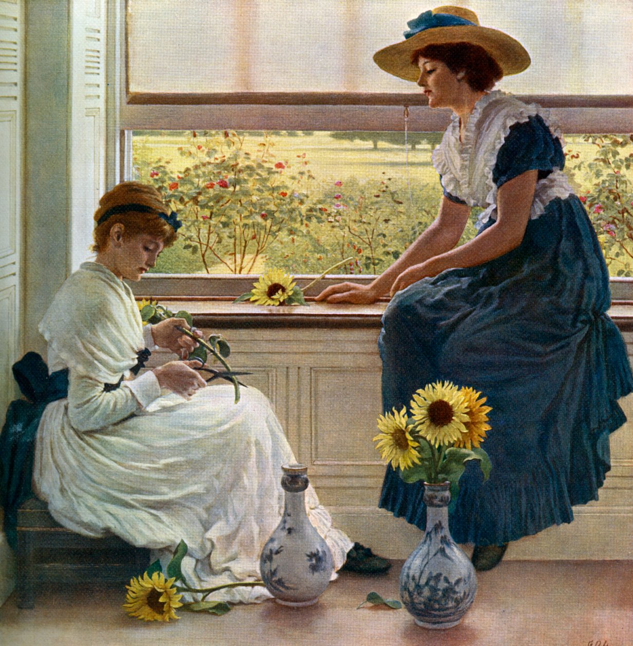 Fleurs de soleil et de lune, 1890, 1912 - George Dunlop Leslie