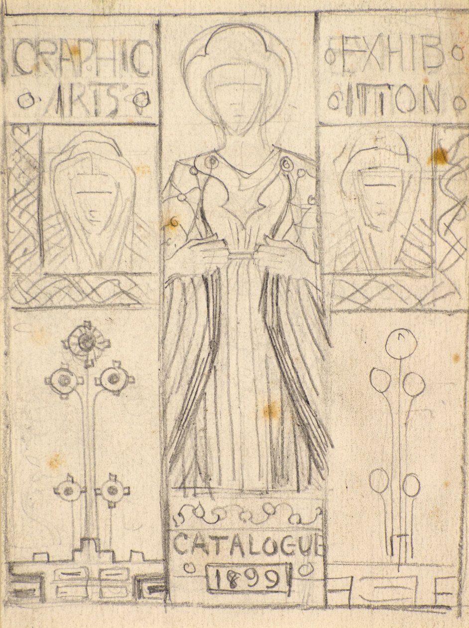 Conception pour la couverture du catalogue de la Dundee Graphic Arts Association - George Dutch Davidson