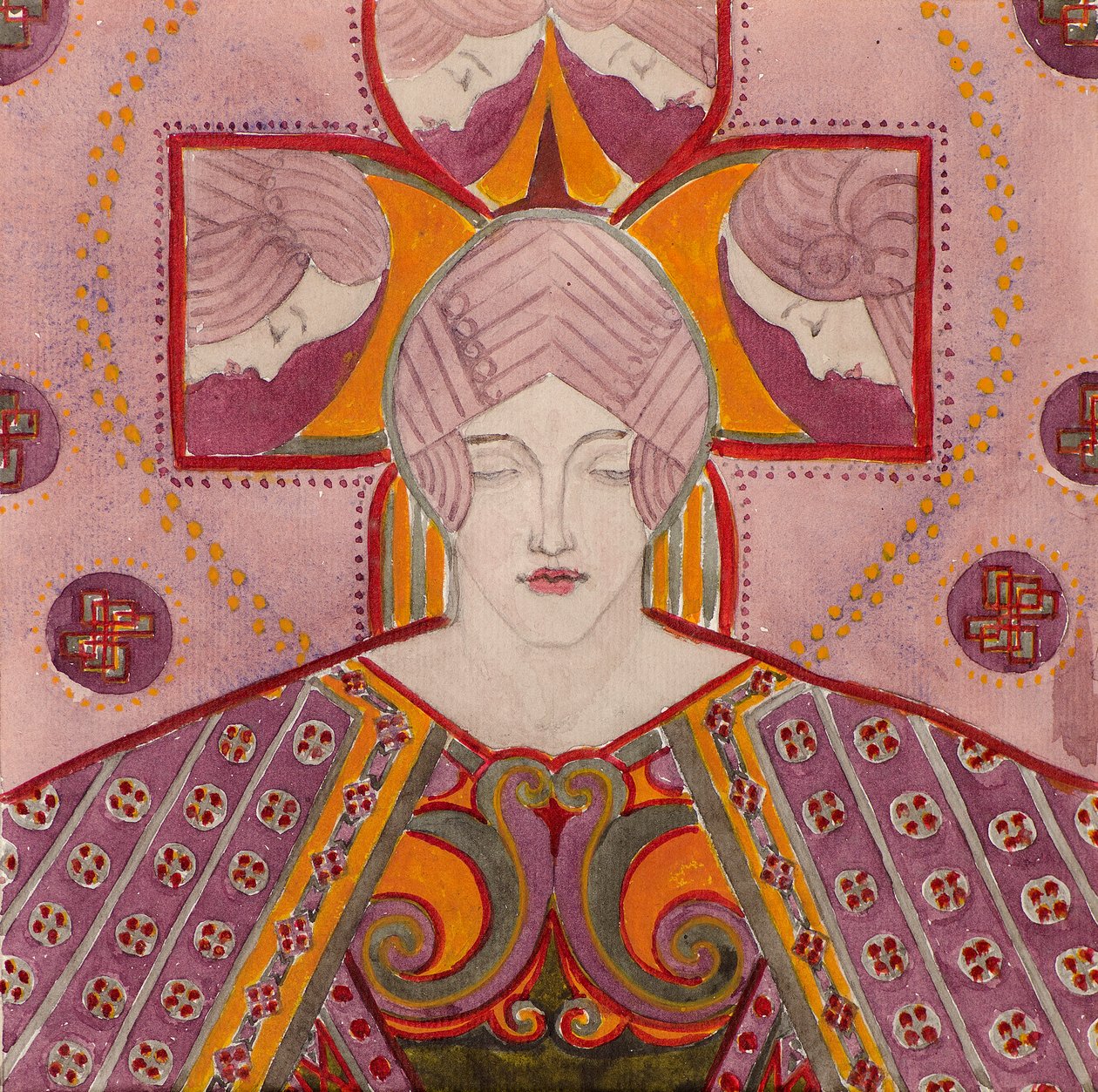 Étude [pour panneau décoratif], c.1898-1901 - George Dutch Davidson