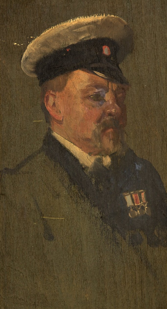 Portrait de H. Long, R.N., c. 1920 - George Edmund Butler