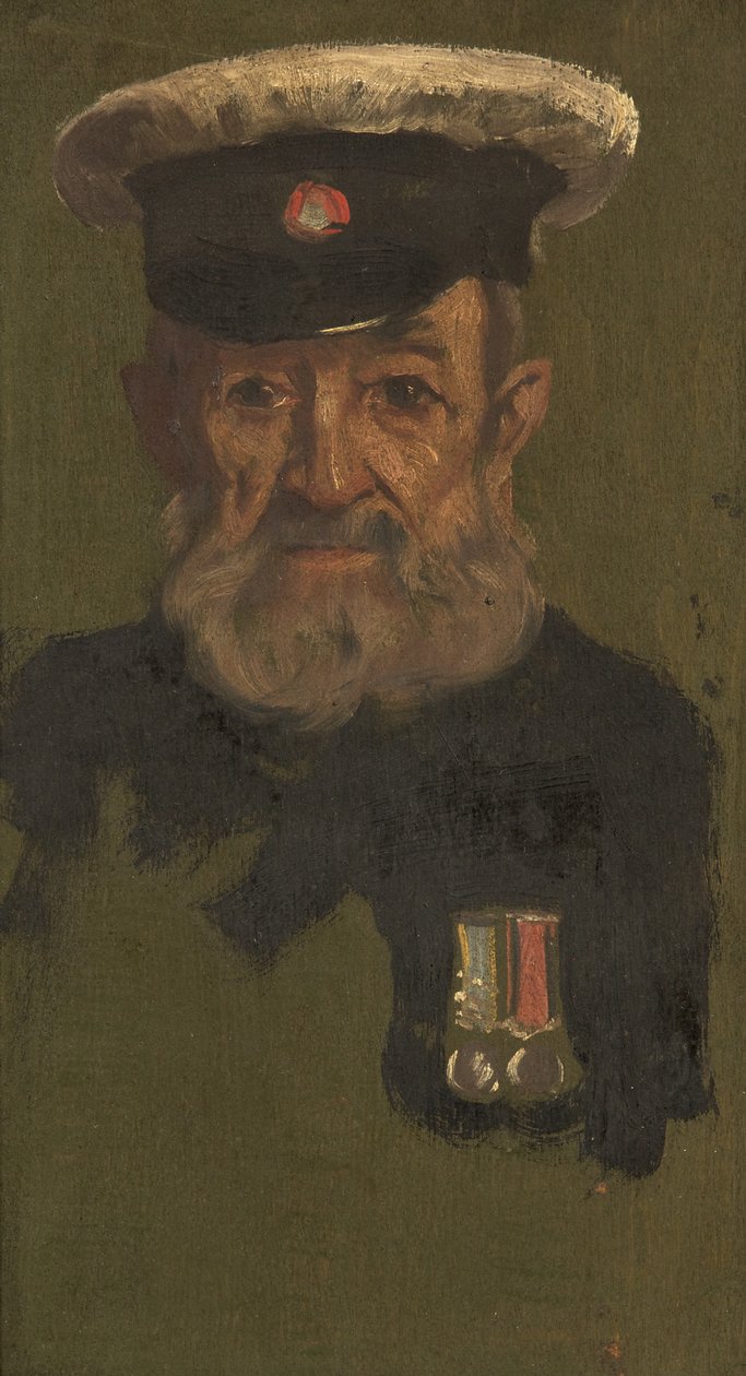 Portrait de J. Smith, 4e & R.A., vers 1920 - George Edmund Butler