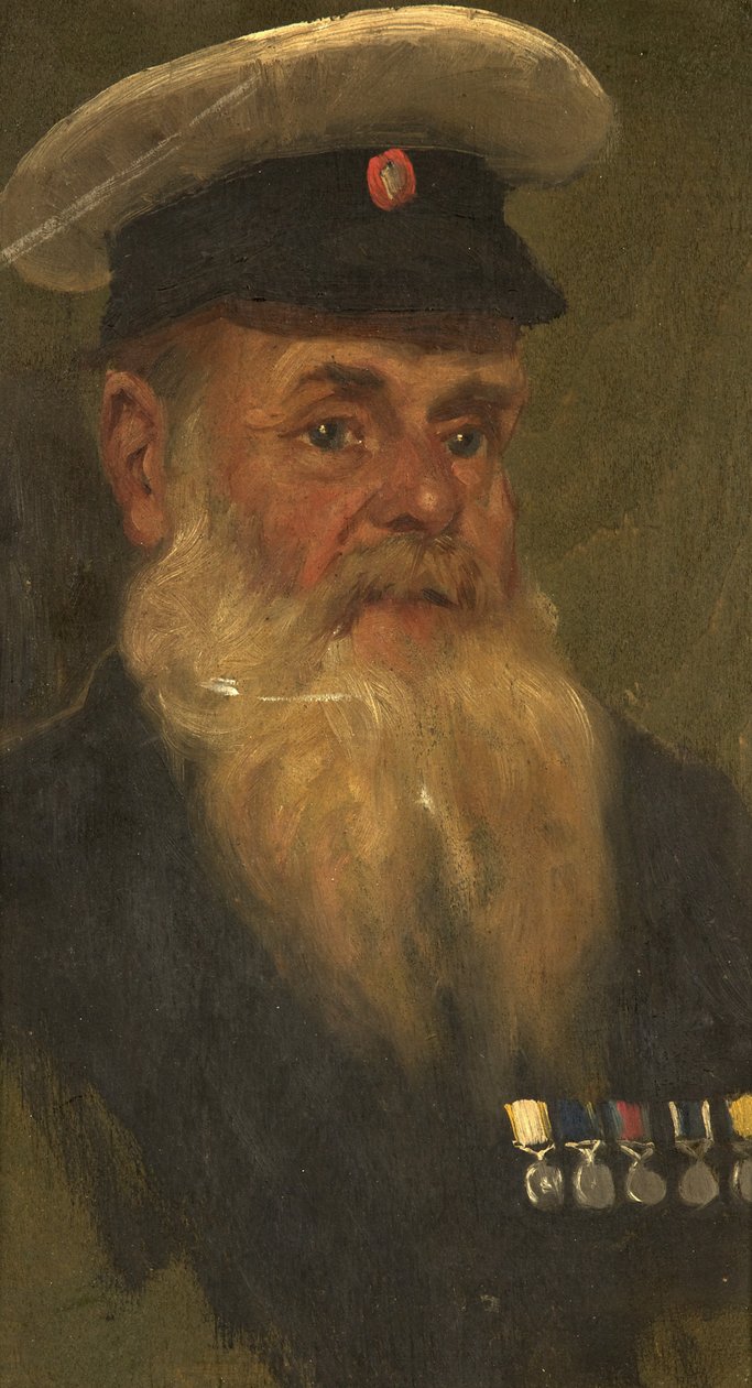 Portrait de J. Wilson, R.M.A., vers 1920 - George Edmund Butler
