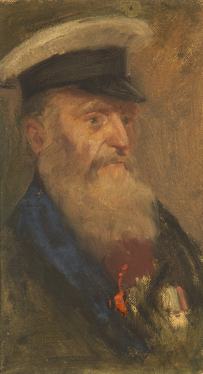 Portrait de W. Barnes, 97e, c. 1920 - George Edmund Butler