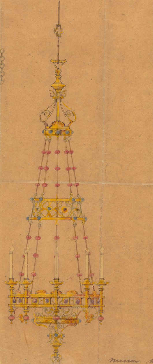 Dessins exécutés pour Jones et Willis, métallurgistes et fabricants de meubles d