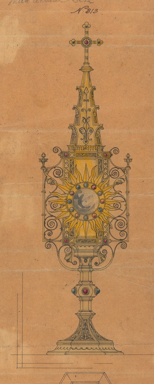 Dessins exécutés pour Jones et Willis, métalliers et fabricants de meubles d