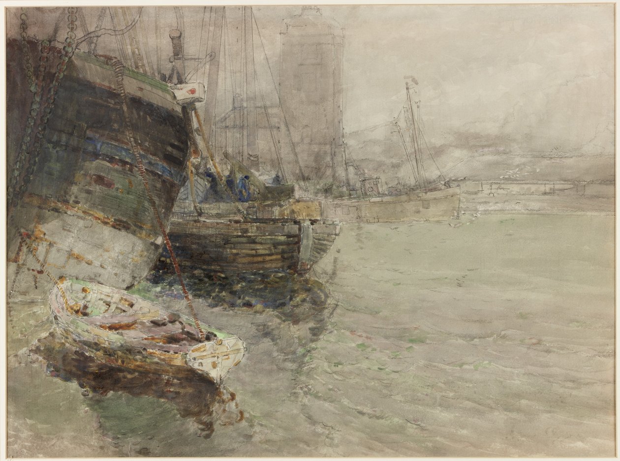 Quai des pêcheurs de North Shields - George Edward Horton