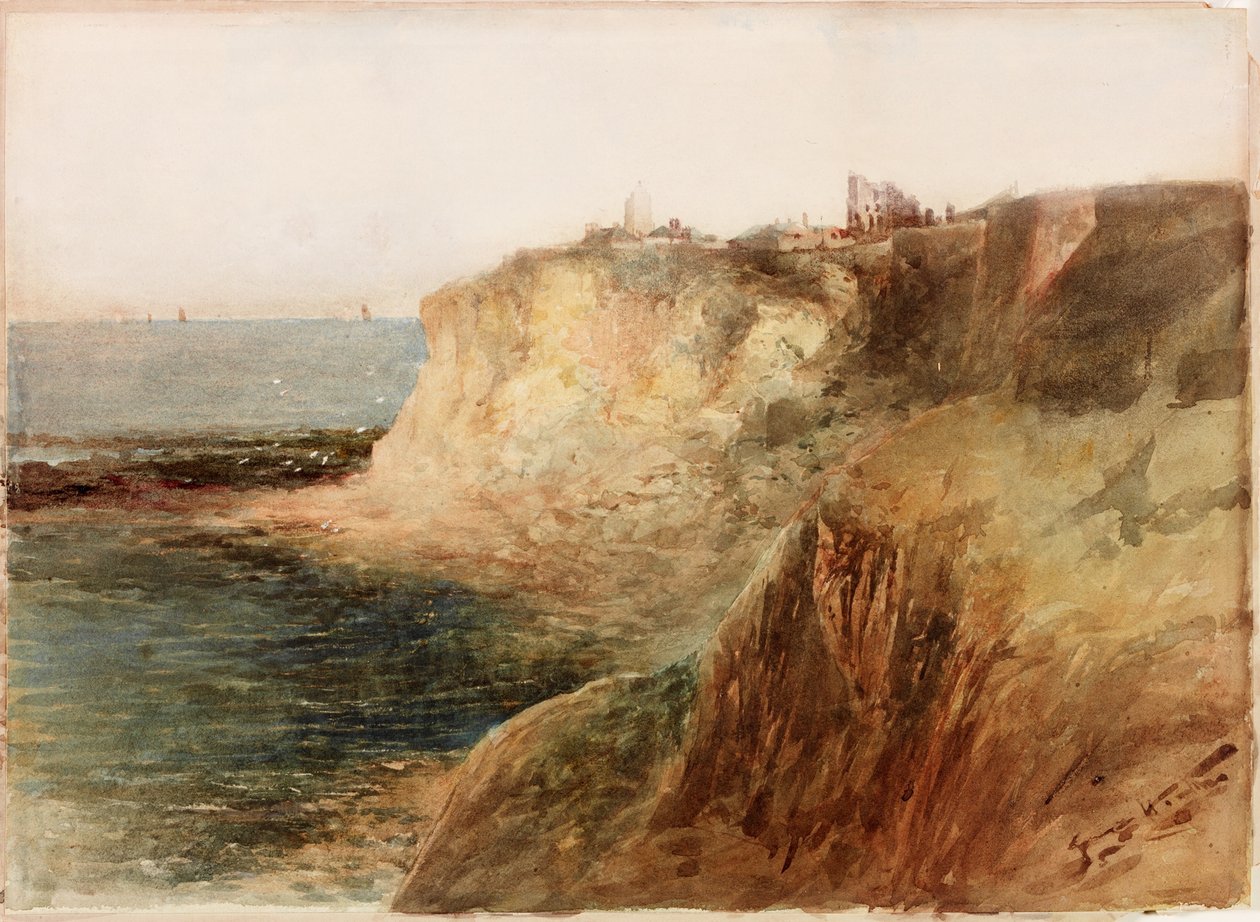 Tynemouth depuis la baie du roi Édouard - George Edward Horton