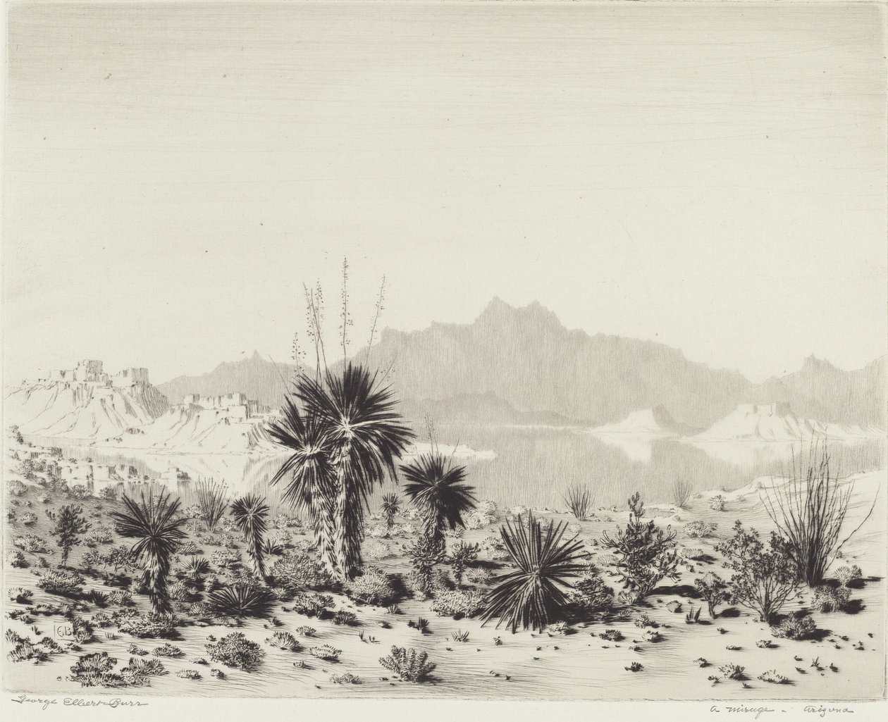 Un mirage, Arizona - George Elbert Burr