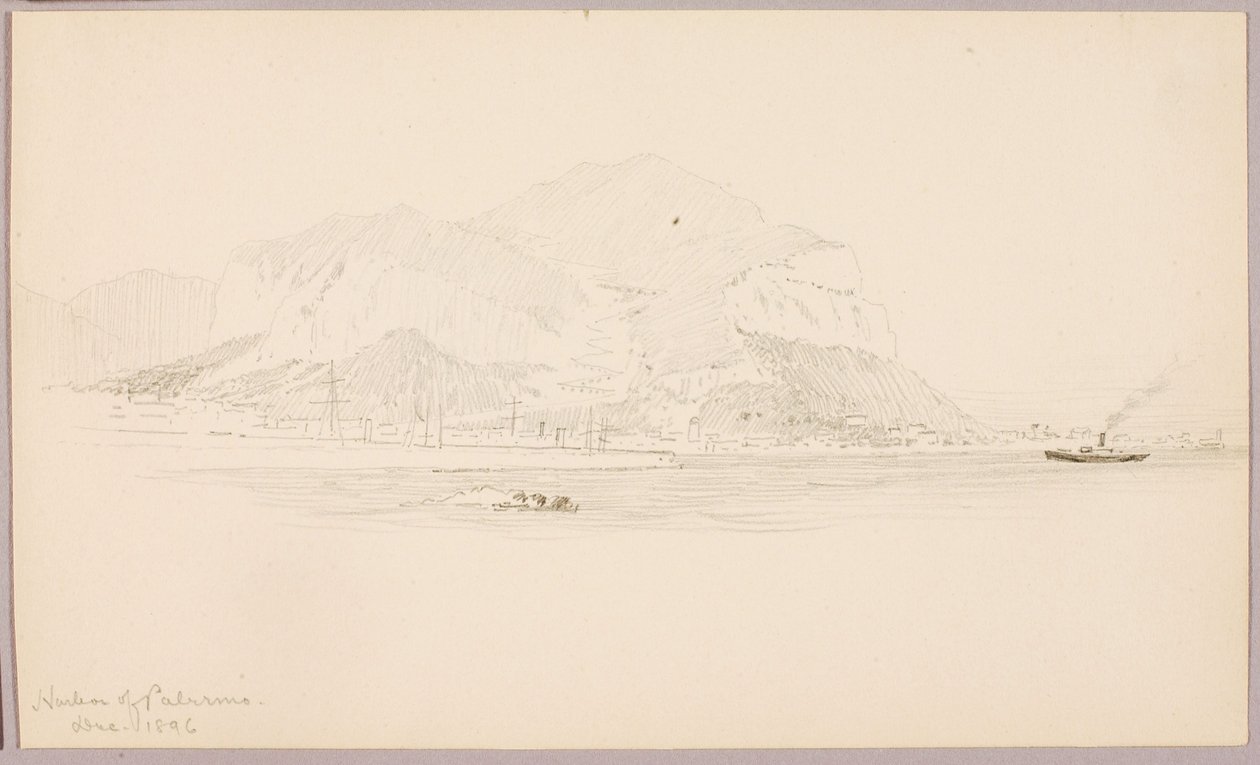 Port de Palerme - George Elbert Burr