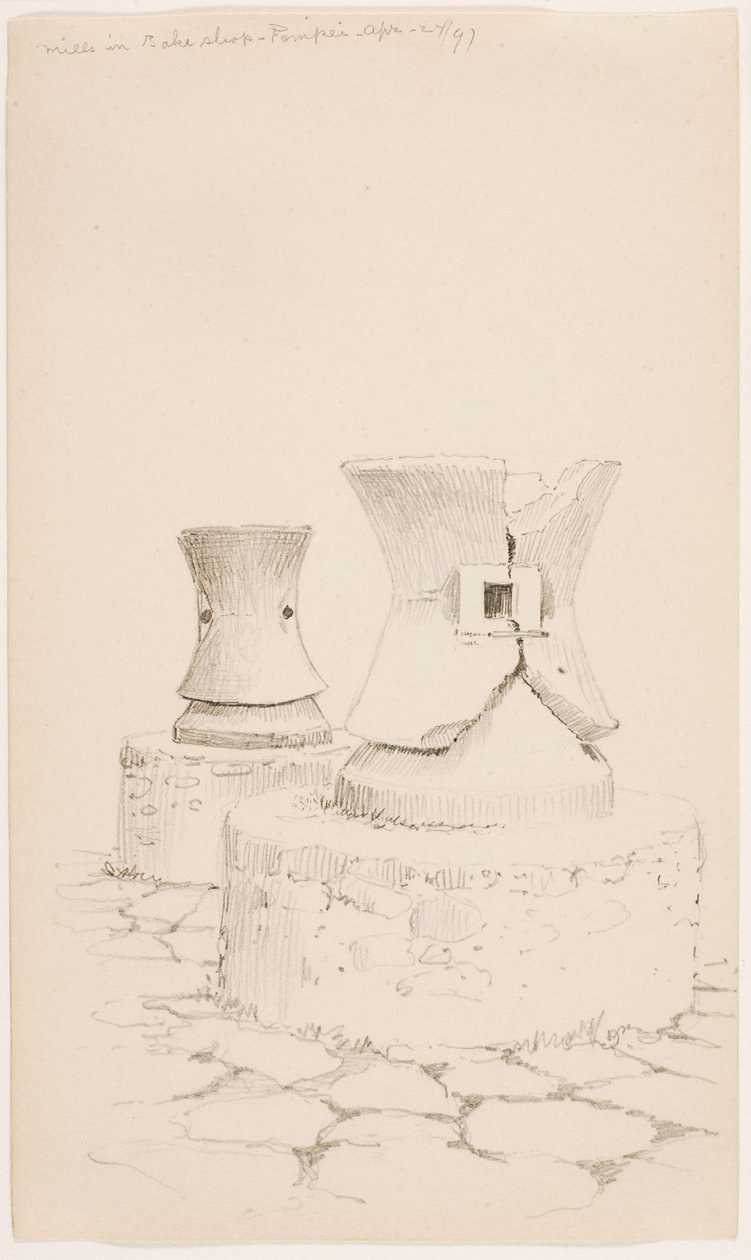 Moulins dans une boulangerie--Pompei - George Elbert Burr